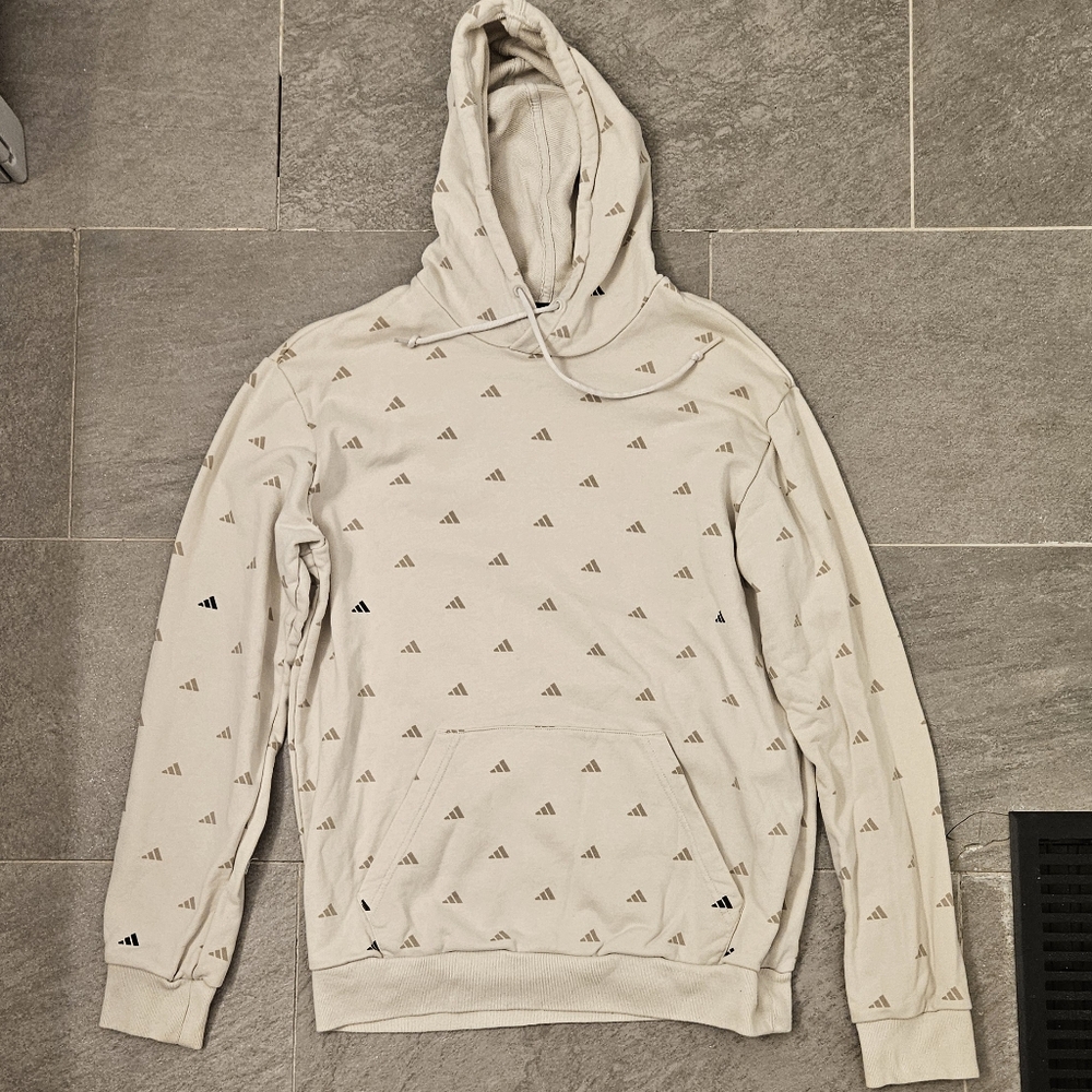 Adidas Men's Medium Cream Hoodie